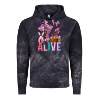 Cloud Black he is alive easter Vintage Hoodie - Neo Western
