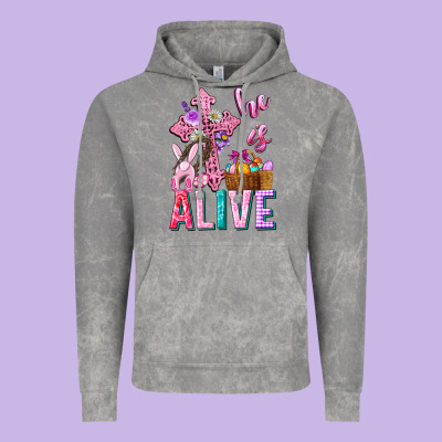 He Is Alive Easter Vintage Hoodie Designed By Neo Western