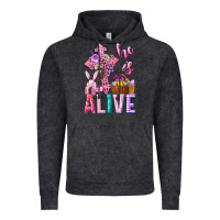 Vintage Black he is alive easter Vintage Hoodie - Neo Western