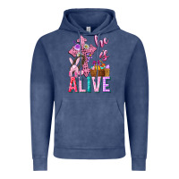 Vintage Denim he is alive easter Vintage Hoodie - Neo Western