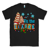 Black tis the season christmas tree cake ado Classic Tee - AdoDesignShop