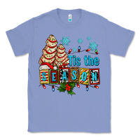 Colony Blue tis the season christmas tree cake ado Classic Tee - AdoDesignShop