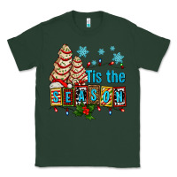 Sports Green tis the season christmas tree cake ado Classic Tee - AdoDesignShop