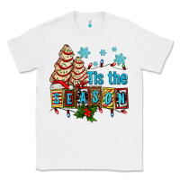 White tis the season christmas tree cake ado Classic Tee - AdoDesignShop
