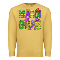 Antique Gold Western Mardi Gras Premium Sweatshirt - BundleAndBundleShop