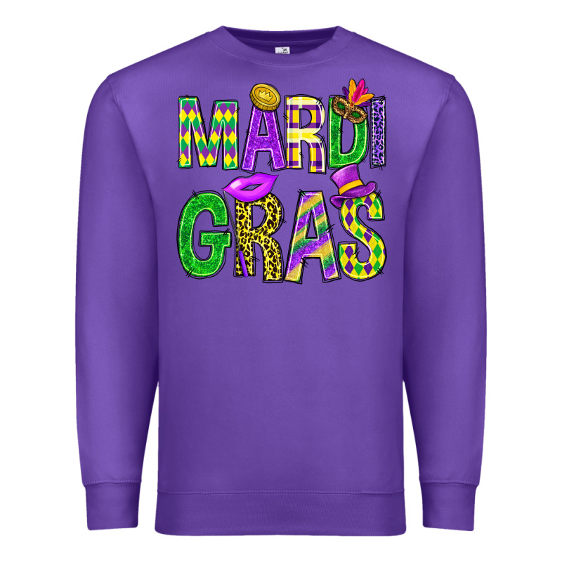 Western Mardi Gras Premium Sweatshirt by BundleAndBundleShop | Teevron