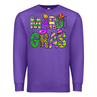 Purple Western Mardi Gras Premium Sweatshirt - BundleAndBundleShop