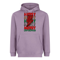 Lavender merry christmas lightning bolt Heavyweight Hoodie - MaliasSmallBusiness