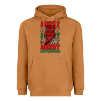 Meerkat merry christmas lightning bolt Heavyweight Hoodie - MaliasSmallBusiness