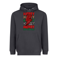 Smoke merry christmas lightning bolt Heavyweight Hoodie - MaliasSmallBusiness