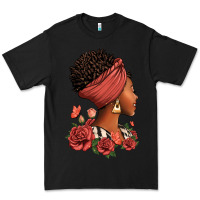 Black She who kneels before god can stand before anyone Premium Tee - RanaPortraitStore