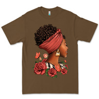 Cacao She who kneels before god can stand before anyone Premium Tee - RanaPortraitStore