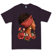 Plum She who kneels before god can stand before anyone Premium Tee - RanaPortraitStore
