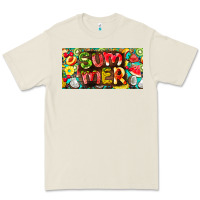 Bone summer with fruits license plate Premium Tee - BarkalooDesign