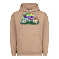 Pigment Burro Happy Easter Day rainbow Urban Hoodie - HowdyJamesFarm