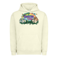 Pigment Pistachio Happy Easter Day rainbow Urban Hoodie - HowdyJamesFarm