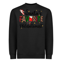 Black santas favourite phlebotomist Heavyweight Sweatshirt - AdoDesignShop