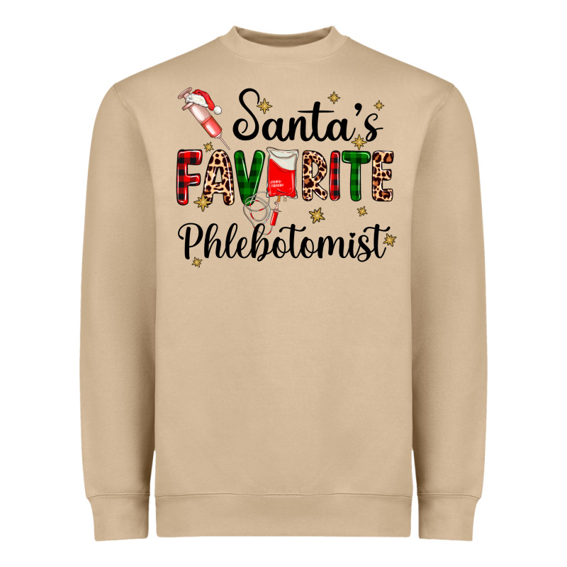 Santas Favourite Phlebotomist Heavyweight Sweatshirt by AdoDesignShop | Teevron