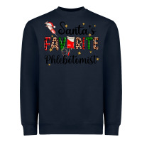 Navy santas favourite phlebotomist Heavyweight Sweatshirt - AdoDesignShop