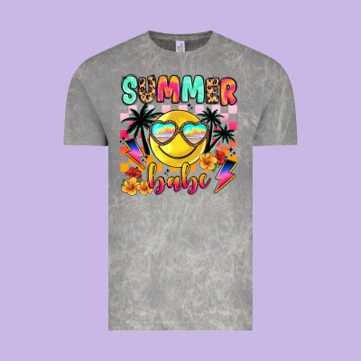 Summer Babe Vintage Tee Designed By Jahusdesignshop
