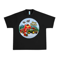 Black merry christmas small town christmas ornament Urban Heavy Tee - BundleAndBundleShop
