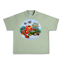 Oil Green merry christmas small town christmas ornament Urban Heavy Tee - BundleAndBundleShop