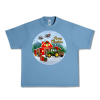 Pebble Blue merry christmas small town christmas ornament Urban Heavy Tee - BundleAndBundleShop
