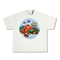 Pistachio merry christmas small town christmas ornament Urban Heavy Tee - BundleAndBundleShop