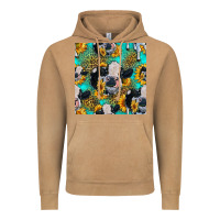 Vintage Camel holstein cow seamless pattern Vintage Hoodie - HRA Design Shop