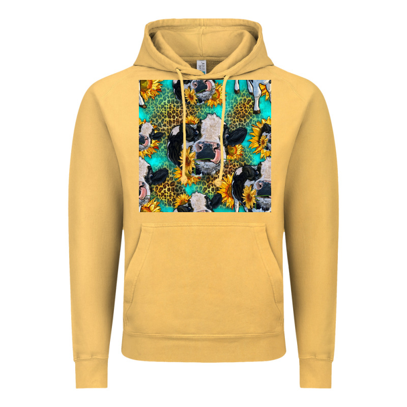 Holstein Cow Seamless Pattern Vintage Hoodie by HRA Design Shop | Teevron