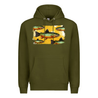 Army Green Colorado Greenback Cutthroat Trout Fish Premium Hoodie - Bettercallsaul