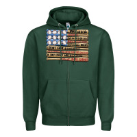Sports Green baseball ballgame Zipper Hoodie - MaliasSmallBusiness