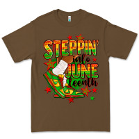 Cacao Steppin' into Juneteenth Premium Tee - RanaPortraitStore