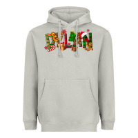 Moon Dust Personalized Christmas Themed Heavyweight Hoodie - NancyCooperArtShop