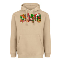 Mushroom Personalized Christmas Themed Heavyweight Hoodie - NancyCooperArtShop