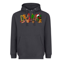 Smoke Personalized Christmas Themed Heavyweight Hoodie - NancyCooperArtShop