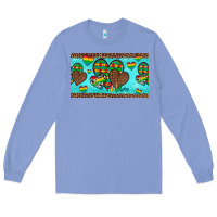 Colony Blue western hearts autism cup Long Sleeve Tee - Artiststas
