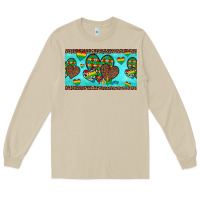 Mushroom western hearts autism cup Long Sleeve Tee - Artiststas