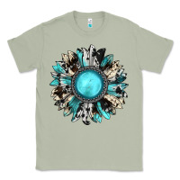 Matcha western sunflower gemstone Classic Tee - JahusDesignShop