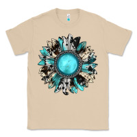 Mushroom western sunflower gemstone Classic Tee - JahusDesignShop