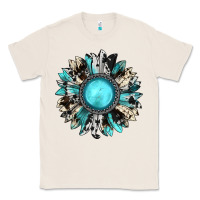 Natural western sunflower gemstone Classic Tee - JahusDesignShop