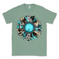 Sage western sunflower gemstone Classic Tee - JahusDesignShop