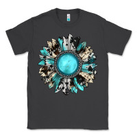 Smoke western sunflower gemstone Classic Tee - JahusDesignShop