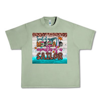 Oil Green soul of a mermaid mouth of a sailor Urban Heavy Tee - JahusDesignShop