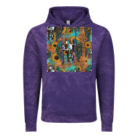 Cloud Purple faith cross seamless pattern Vintage Hoodie - HRA Design Shop