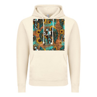 Vintage Artic faith cross seamless pattern Vintage Hoodie - HRA Design Shop