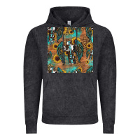 Vintage Black faith cross seamless pattern Vintage Hoodie - HRA Design Shop