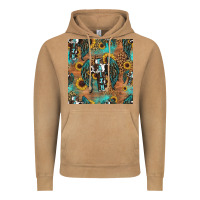 Vintage Camel faith cross seamless pattern Vintage Hoodie - HRA Design Shop