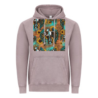 Vintage Zinc faith cross seamless pattern Vintage Hoodie - HRA Design Shop