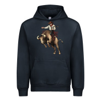 Navy Cowboy bull rodeo Urban Hoodie - HowdyJamesFarm